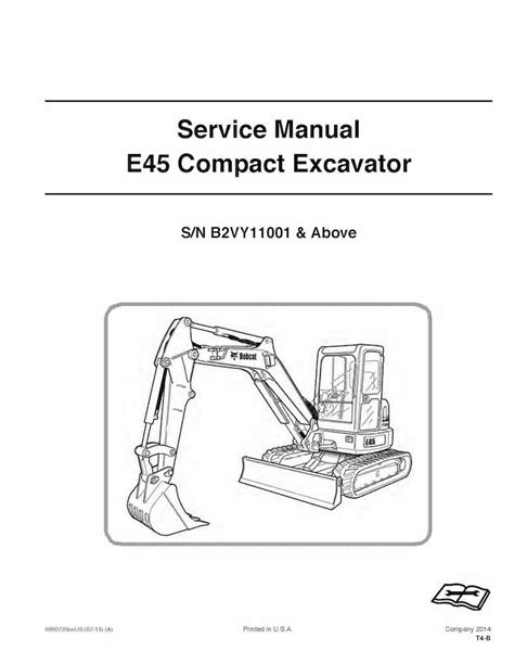 Service Manual E45 Compact Excavator